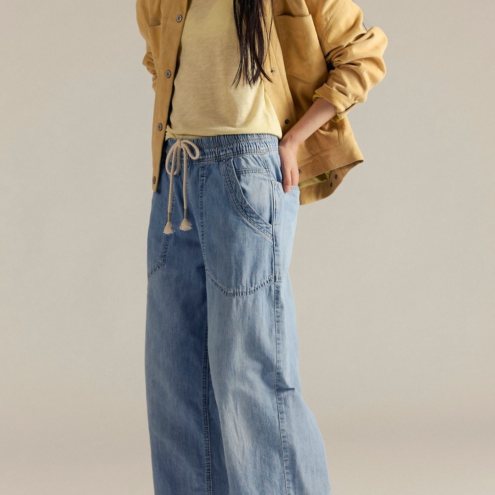 NWT-Free People-We the Free Easy Peasy Pull-On Jeans Style-Size XS-Piece of Cake